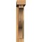 Ekena Millwork Funston Block Rough Sawn Bracket w/ Offset Brace, Western Red Cedar, 4"W x 20"D x 20"H BKT0402X20X20FST05RWR - alternate 2